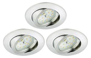 Briloner 8317-039-SET 3x LED Prigušiva svjetiljka za kupaonicu LED/5,5W/230V IP23