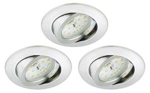 Briloner 8312-039 - SET 3x LED Ugradbena svjetiljka za kupaonicu LED/5W/230V IP23