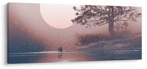 Slika - Zaljubljeni par (120x50 cm)