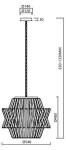 Kristalni luster na lancu CROWN 12xE14/40W/230V krom