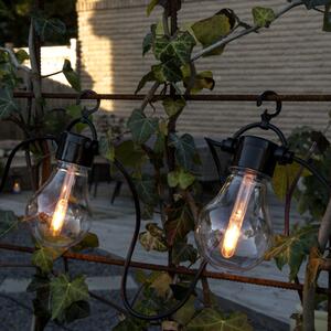 Konstsmide Christmas LED solarne lampice za zabavu, 4,2 W, jantar, IP44, 1800 K, prigušiva, Bež, Plastika