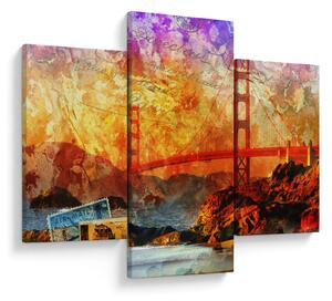 Slika - Golden Gate, San Francisco, Kalifornija (90x60 cm)
