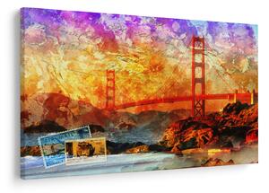 Slika - Golden Gate, San Francisco, Kalifornija (90x60 cm)