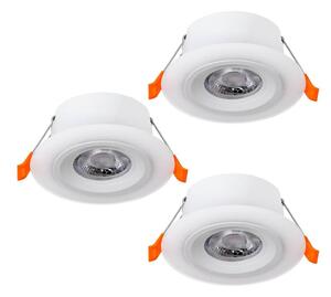 Eglo 900913 - SET 3x LED Ugradbena svjetiljka CALONGE 3xLED/4,8W/230V bijela