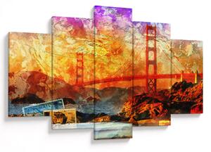 Slika - Golden Gate, San Francisco, Kalifornija (150x105 cm)