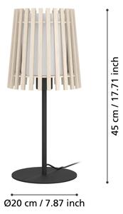 Eglo 900904 - Stolna lampa FATTORIA 1xE27/25W/230V