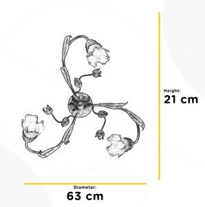 ONLI - Stropna svjetiljka ARIANNA 3xE14/6W/230V
