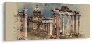 Slika - Rimski forum, Rim, Italija (120x50 cm)
