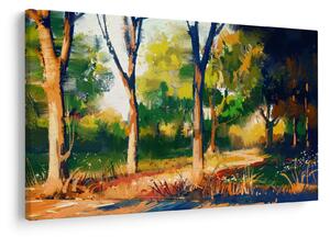 Podoba gozda v poletnem soncu, slika (90x60 cm)