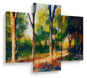 Podoba gozda v poletnem soncu, slika (90x60 cm)