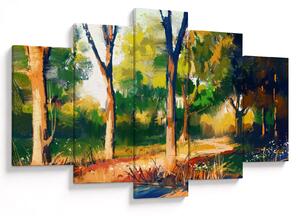 Podoba gozda v poletnem soncu, slika (150x105 cm)