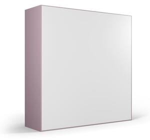 Ružičasti ormar s ogledalom 196x200 cm Burren - Cosmopolitan Design