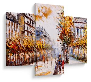 Slika - Ulica v Parizu (90x60 cm)