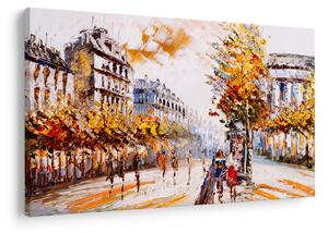 Slika - Ulica v Parizu (90x60 cm)