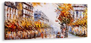 Slika - Ulica v Parizu (120x50 cm)