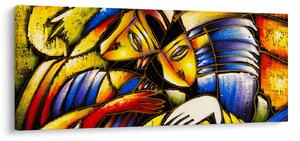 Slika - Oljna slika, zaljubljenci (120x50 cm)