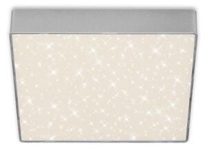 Briloner 7077-414 - LED Stropna svjetiljka STAR SKY LED/16W/230V 21x21 cm srebrna