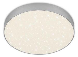 Briloner 7074-414 -LED Stropna svjetiljka STAR SKY LED/21W/230V pr. 28 cm srebrna