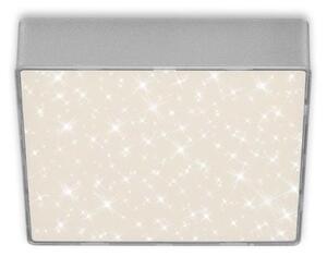 Briloner 7076-414 -LED Stropna svjetiljka STAR SKY LED/11W/230V 15x15 cm srebrna