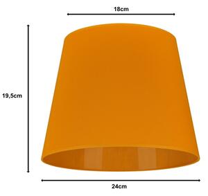 Duolla - Sjenilo za stolnu lampu CLASSIC M E27 pr. 24 cm žuta