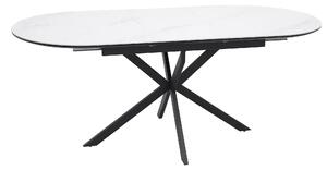 Blagovaonski stol Gamison Ceramic 140 (crno + bijela) (za 6 do 8 osoba)