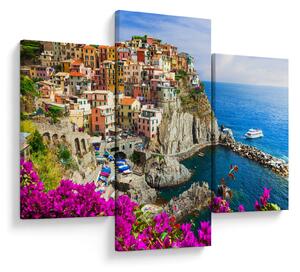 Slika - Italijanska vasica Manarola (90x60 cm)