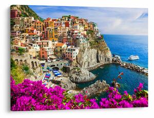 Slika - Italijanska vasica Manarola (70x50 cm)