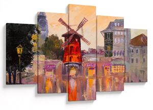 Slika - Moulin rouge, Pariz, Francija (150x105 cm)