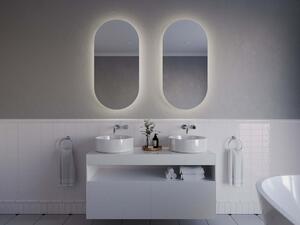Ovalno ogledalo s LED osvjetljenjem A1 50x100