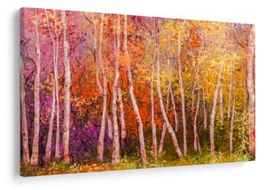 Slika pisanega gozda (90x60 cm)