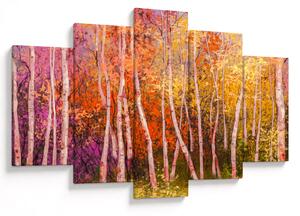 Slika pisanega gozda (150x105 cm)