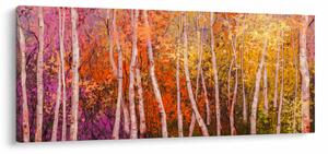 Slika pisanega gozda (120x50 cm)