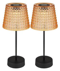 Globo 36634-2A - SET 2x LED Solarna svjetiljka SOLAR LED/0,06W/3V IP44 narančasta
