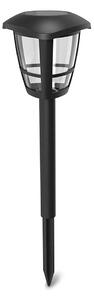 Aigostar - LED Solarna lampa LED/0,06W/2V 33,8 cm 6500K IP44 crna
