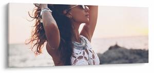 Slika ženske na plaži (120x50 cm)