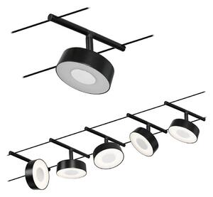 Paulmann 94479 - SET 5xLED/5W Reflektorska svjetiljka CIRCLE 230V crna