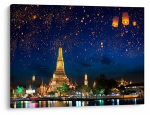 Slika - Luči za srečo, Bangkok (70x50 cm)
