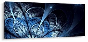 Slika temno modre rože (120x50 cm)