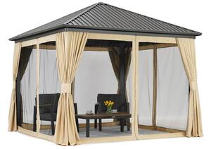 Metalna sjenica Sardinia Premium 3x3 Garden Point bež