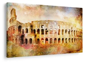 Slika - digitalno slikanje, Kolosej, Rim, Italija (90x60 cm)
