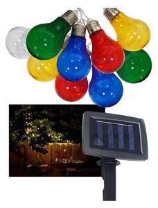 LED Solarni vanjski lanac 10xLED/1,2V 2,2 m IP44 multicolor