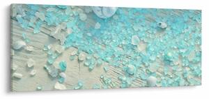 Slika - Morsko vzdušje v turkiznih odtenkih (120x50 cm)