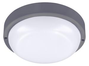 Solight WO750-G-LED Vanjska zidna svjetiljka LED/20W/230V 4000K IP54 siva okrugli