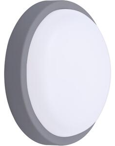 Solight WO745-G- LED Vanjska zidna svjetiljka LED/13W/230V 4000K IP54 siva okrugli