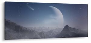 Slika - Nebo nad skalami (120x50 cm)