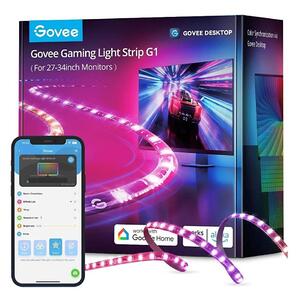 Govee - Dreamview G1 Smart LED RGBIC pozadinsko osvjetljenje monitora 27-34" Wi-Fi