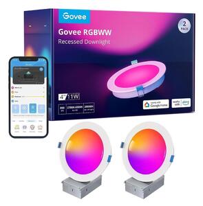 Govee - SET 2x LED RGBWW Ugradbena svjetiljka LED/11W/230V Smart 2700-6500K