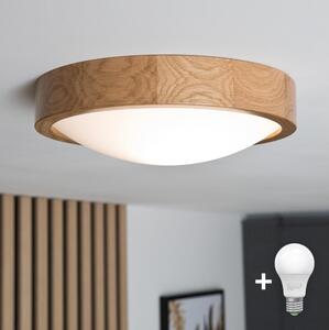 Brilagi - LED Stropna svjetiljka CARVALHO SLIM 1xE27/60W/230V hrast pr. 27 cm