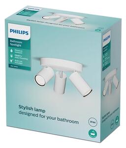 Philips - Reflektorska svjetiljka za kupaonicu IDRIS 3xGU10/5W/230V IP44 bijela