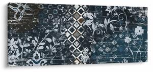 Slikanje s cvetličnim dekorjem (120x50 cm)